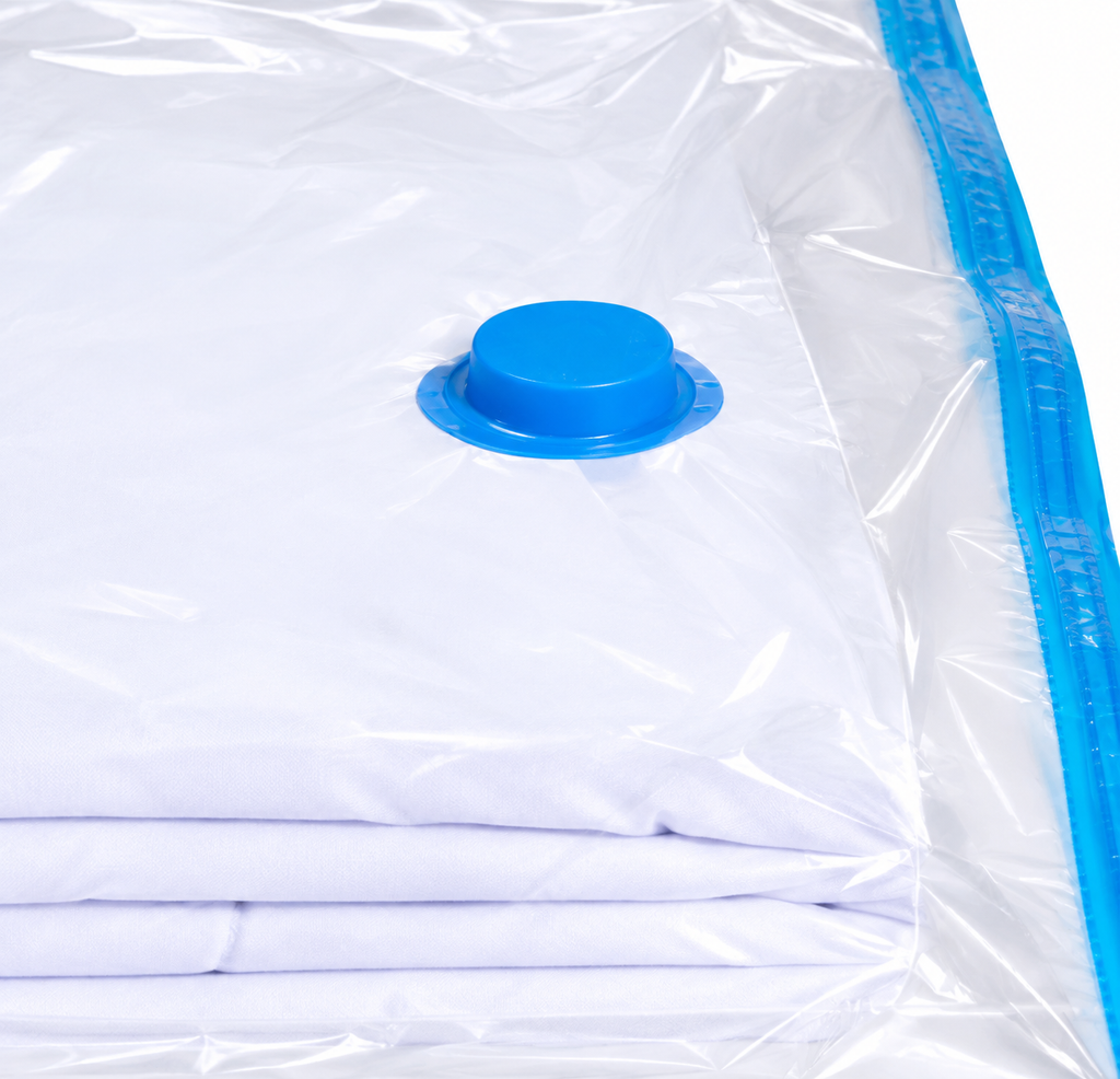 BeBuy24 Vakuumbeutel für Kleidung & Bettwäsche, 90 × 110 cm, 4er-Set