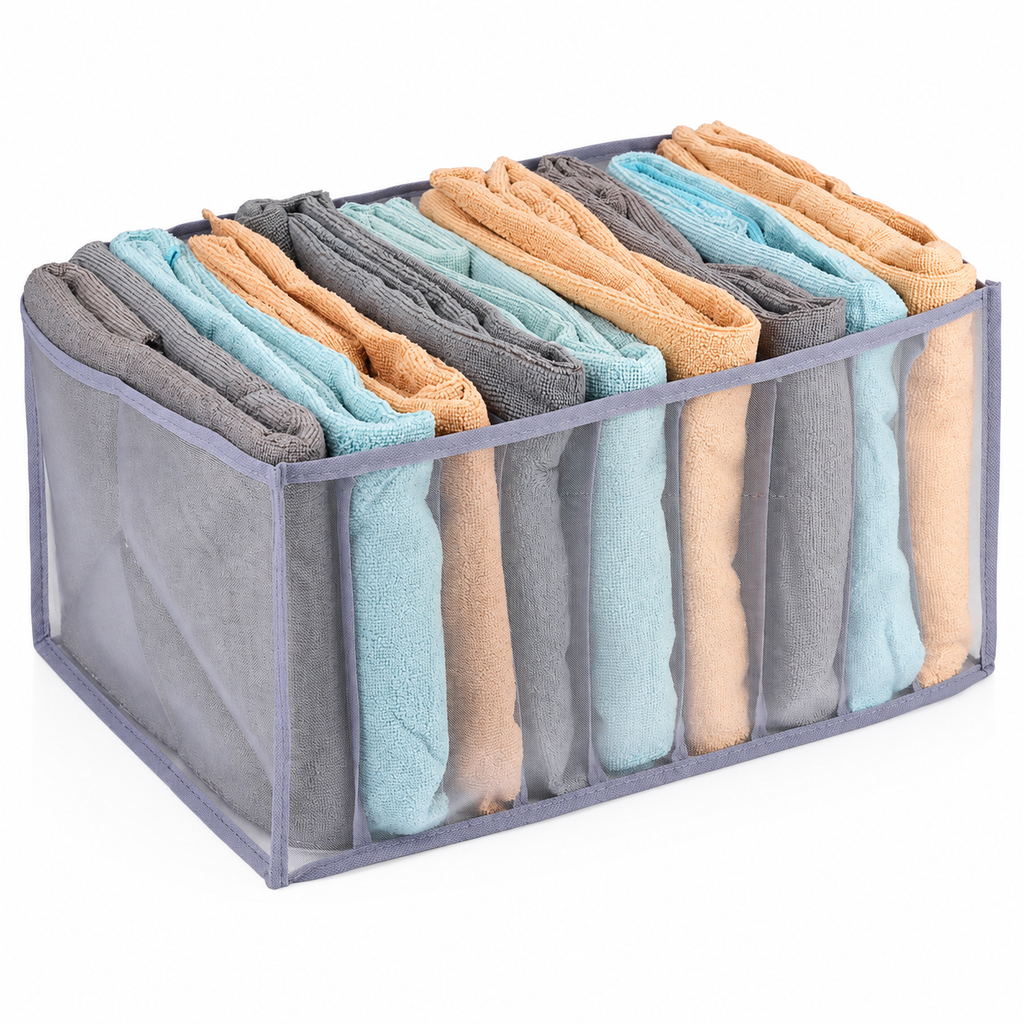 BeBuy24 Kleiderschrank-Organizer, 2er-Set mit je 9 Fächern