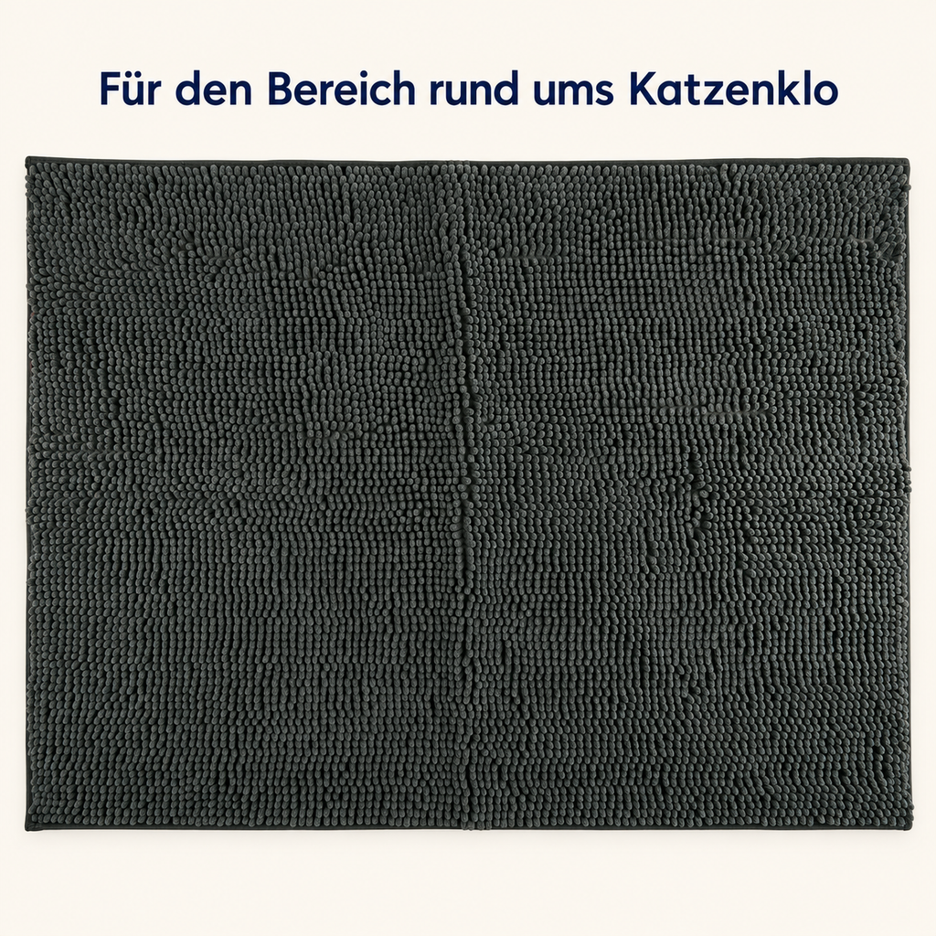BeBuy24 Katzenstreumatte 92 × 66 cm – Vorleger fürs Katzenklo