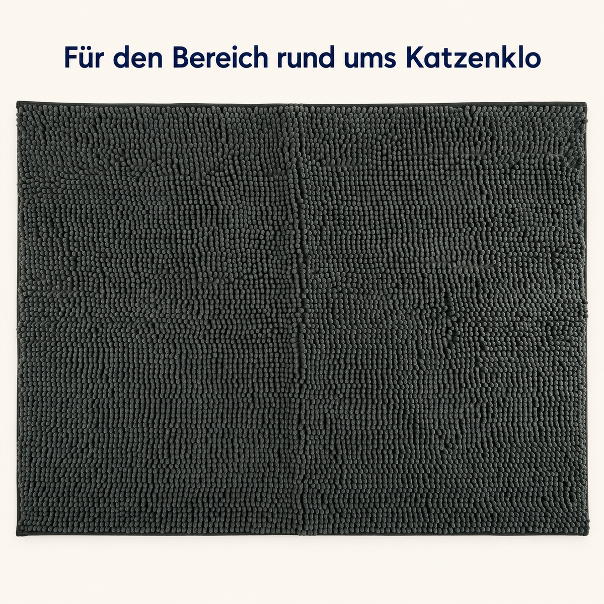 BeBuy24 Katzenstreumatte 92 × 66 cm – Vorleger fürs Katzenklo