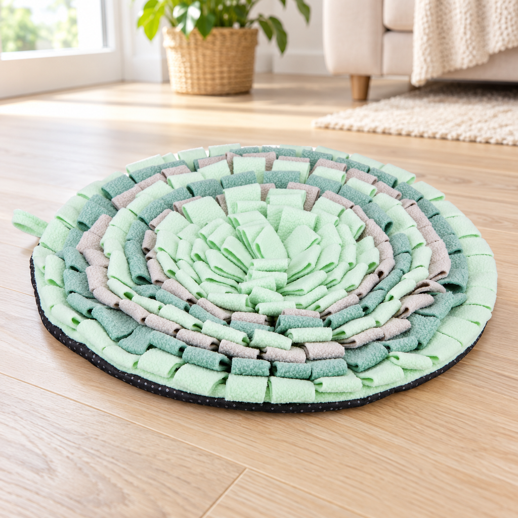 BeBuy24 Schnüffelteppich für Hunde – Suchspiel für Leckerlis